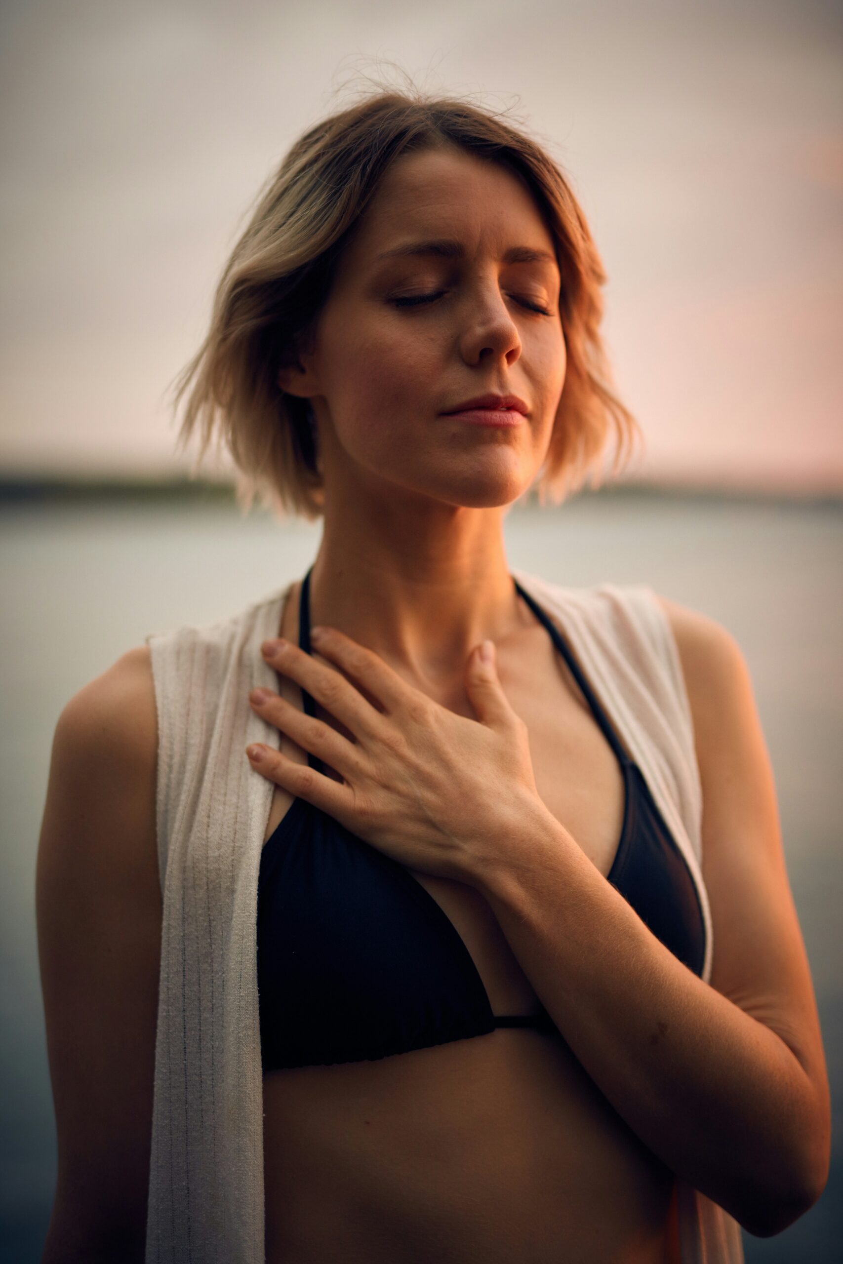 A serene moment of self-reflection and healing captured in this image, symbolizing the emotional journey after betrayal. A visual reminder of the importance of self-care and inner peace.